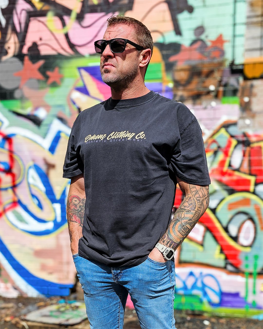 Full Throttle | Oversized Unisex Tee - Omenz Clothing Co.