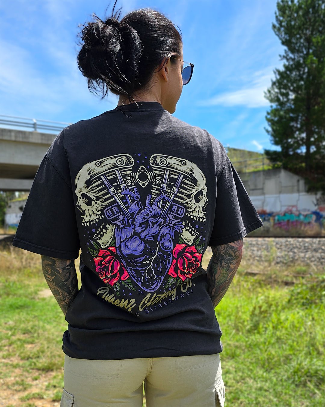 Full Throttle | Oversized Unisex Tee - Omenz Clothing Co.