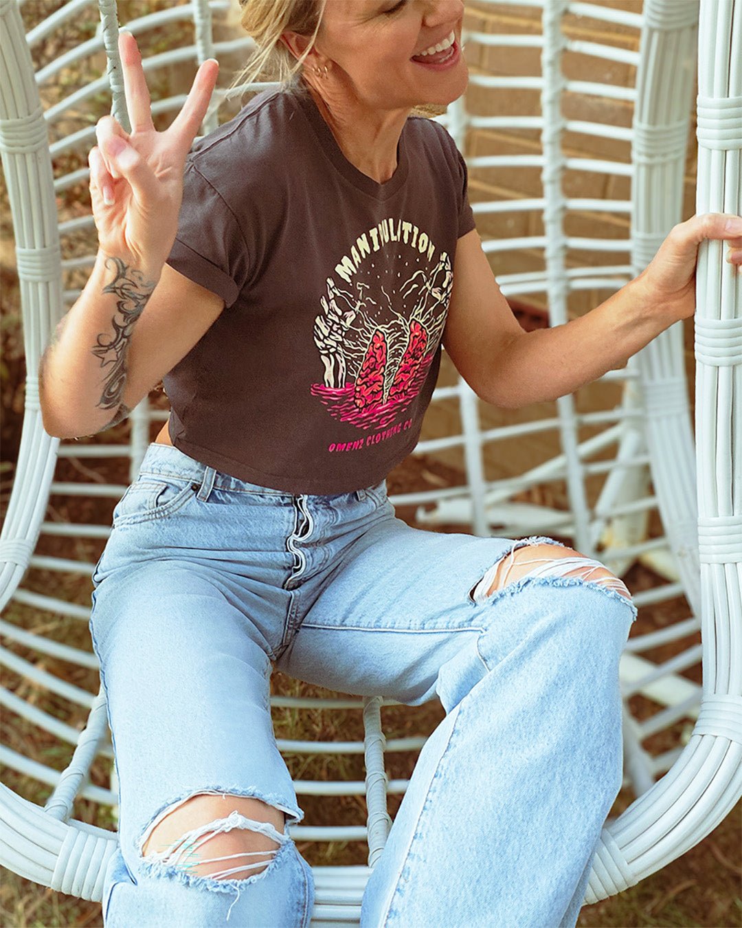 Manipulation | Women's Crop - Omenz Clothing Co.