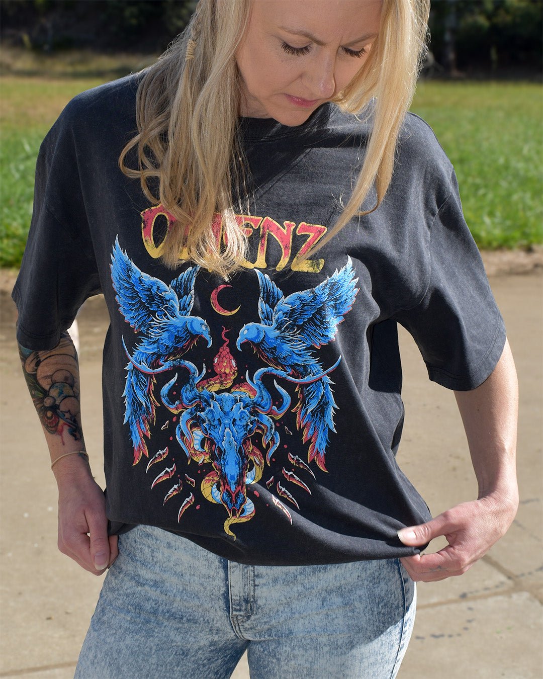 Reckoning | Oversized Unisex Tee - Omenz Clothing Co.