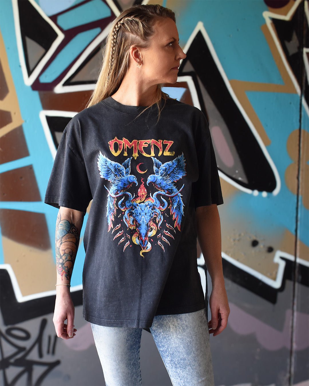 Reckoning | Oversized Unisex Tee - Omenz Clothing Co.