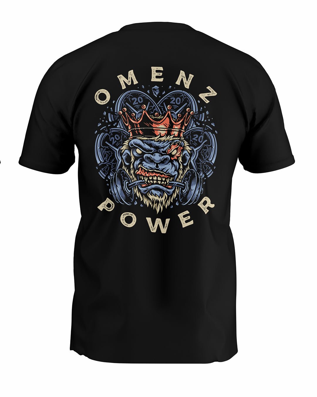 Power Tee | Athletic Unisex Tee Black - Omenz Clothing Co.