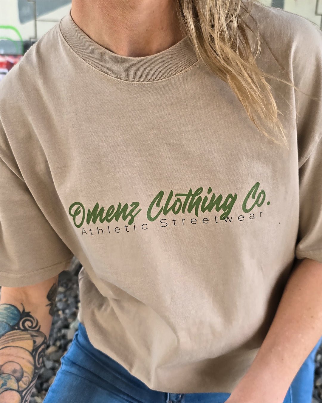 Strike Hard | Oversized Unisex Tee - Omenz Clothing Co.