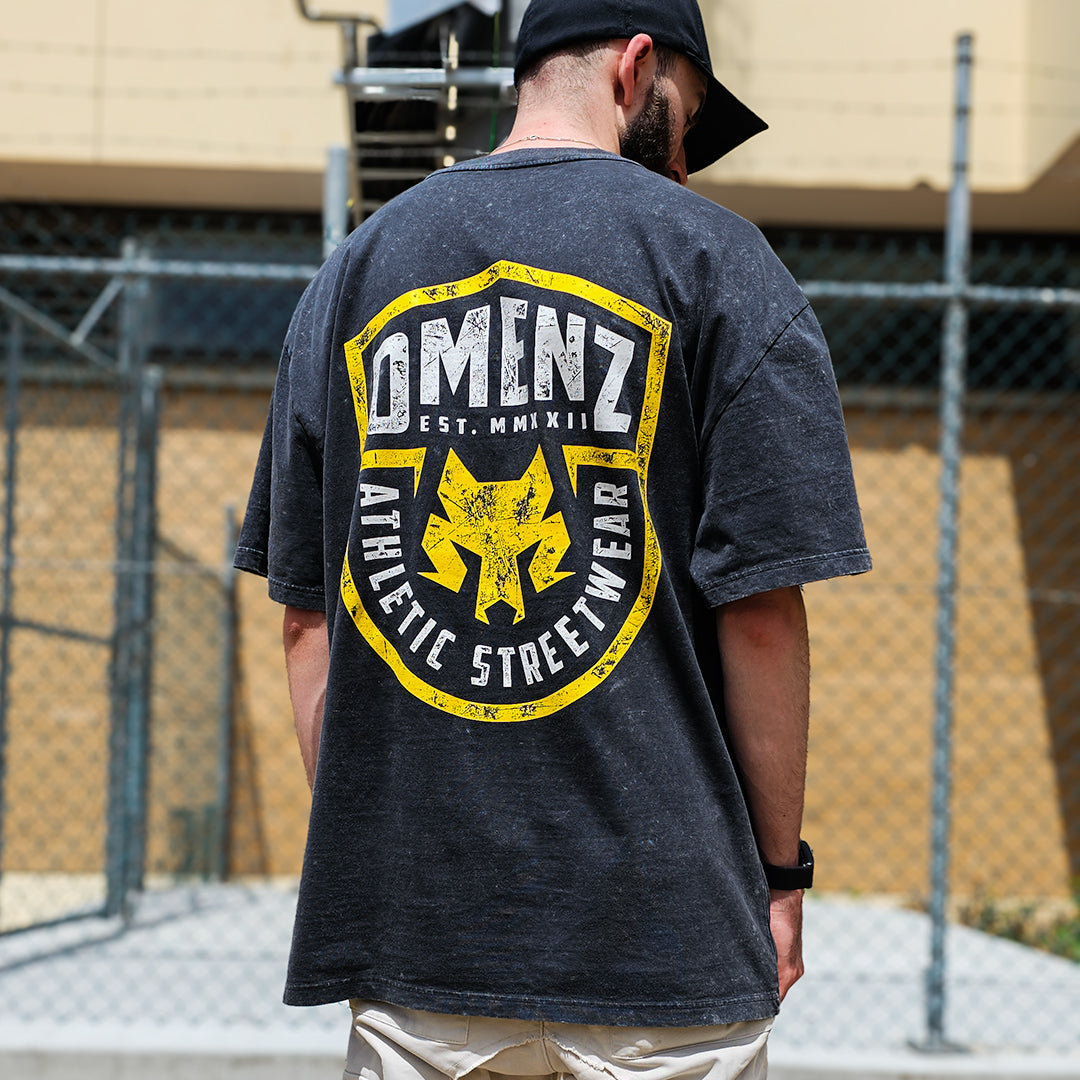 Omenz full collection – alternative graphic tees, premium oversized streetwear, and tattoo-inspired designs.