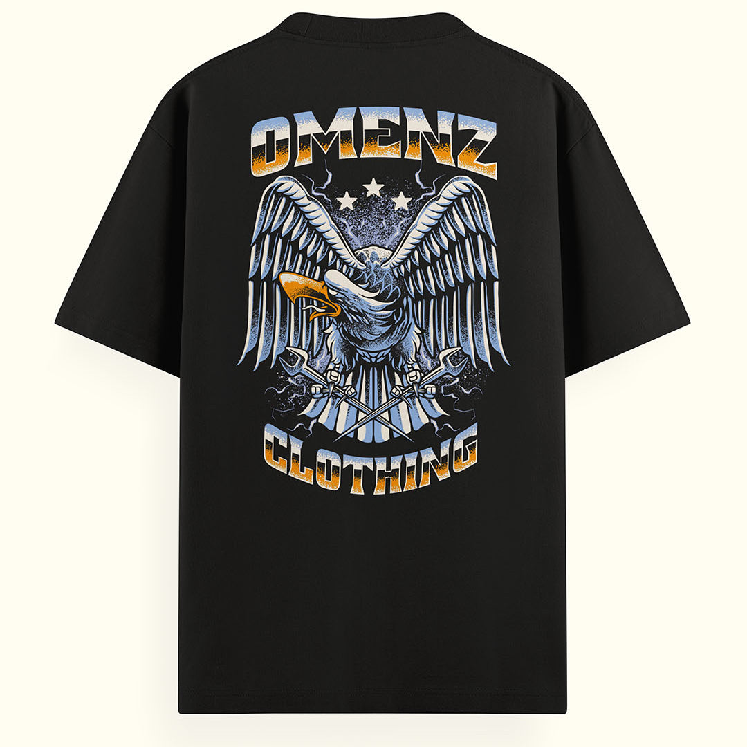 Omenz Liberty oversized unisex t-shirt back print
