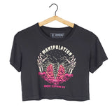 Omenz Clothing Co. Athletic Streetwear Manipulation Women's Crop Tee