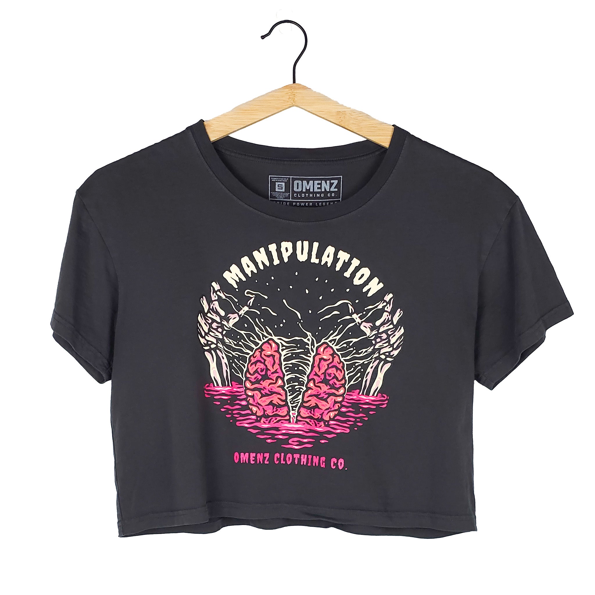 Omenz Clothing Co. Athletic Streetwear Manipulation Women's Crop Tee