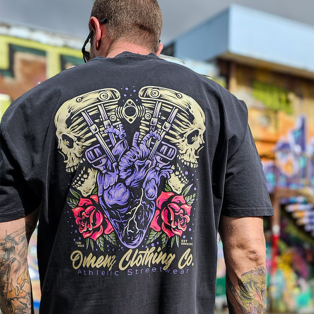 Full Throttle | Oversized Unisex Tee - Omenz Clothing Co.