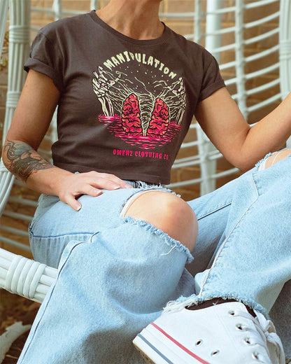 Manipulation | Women's Crop - Omenz Clothing Co.