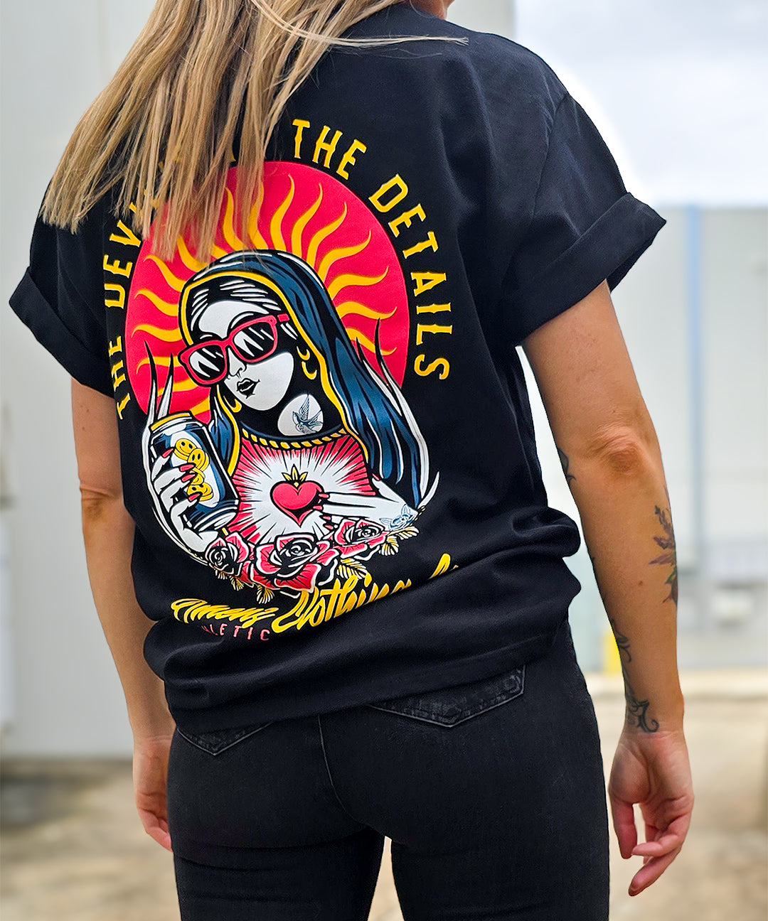 Omenz Athletic Streetwear Maria Unisex Oversized Tee