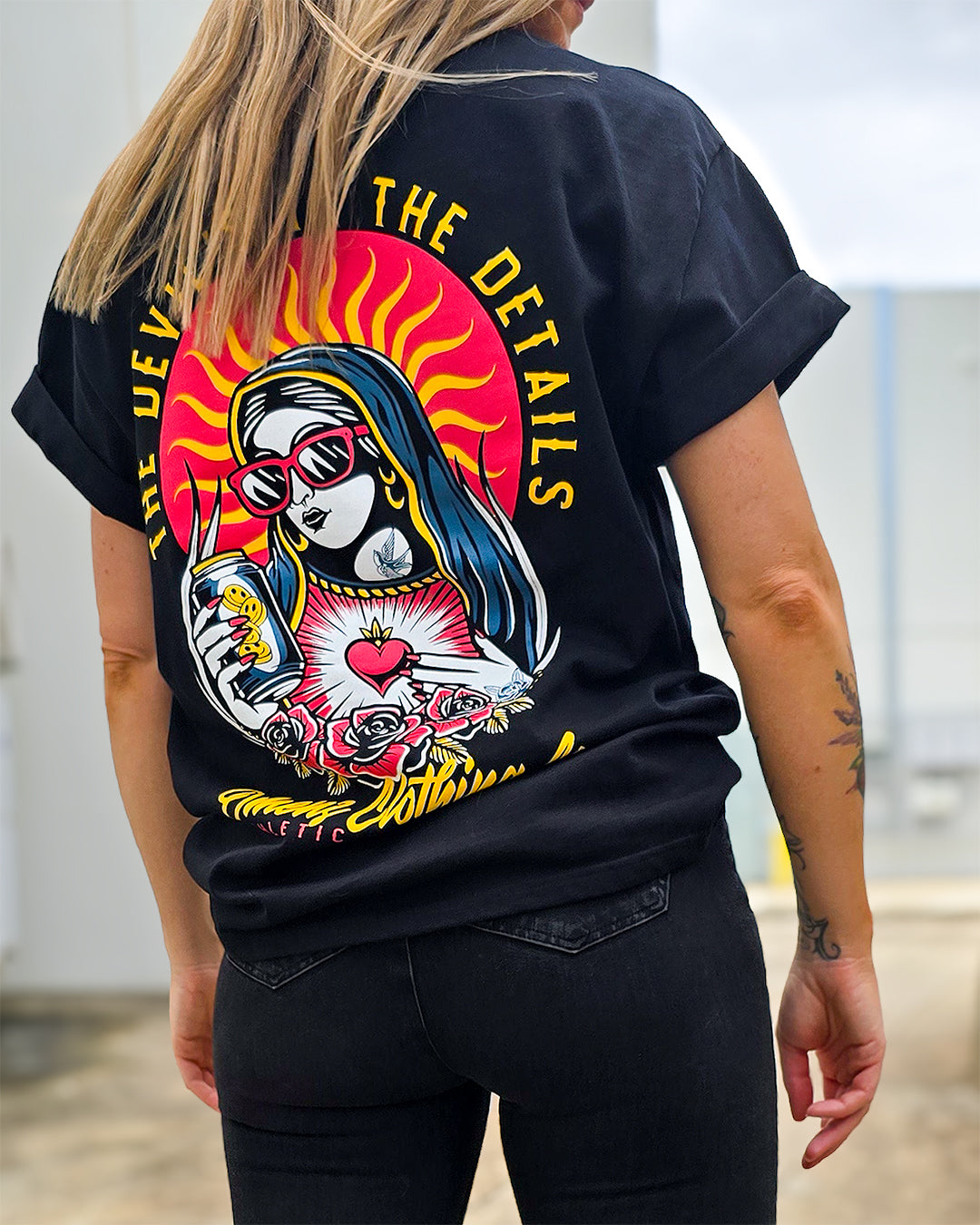 Omenz Athletic Streetwear Maria Unisex Oversized Tee