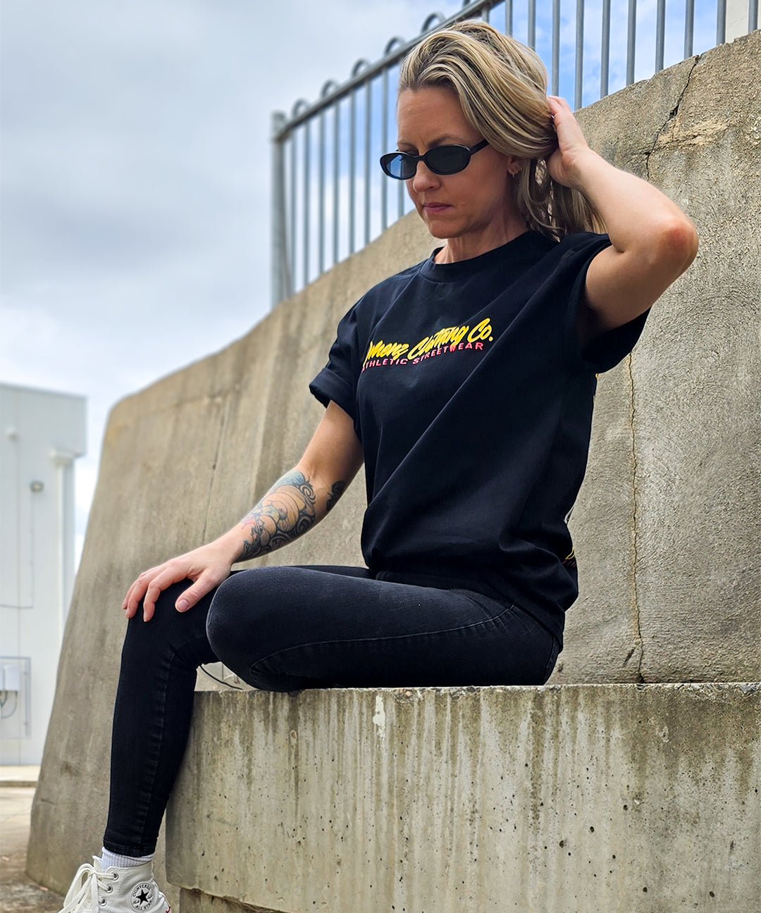 Omenz Athletic Streetwear Maria Unisex Oversized Tee
