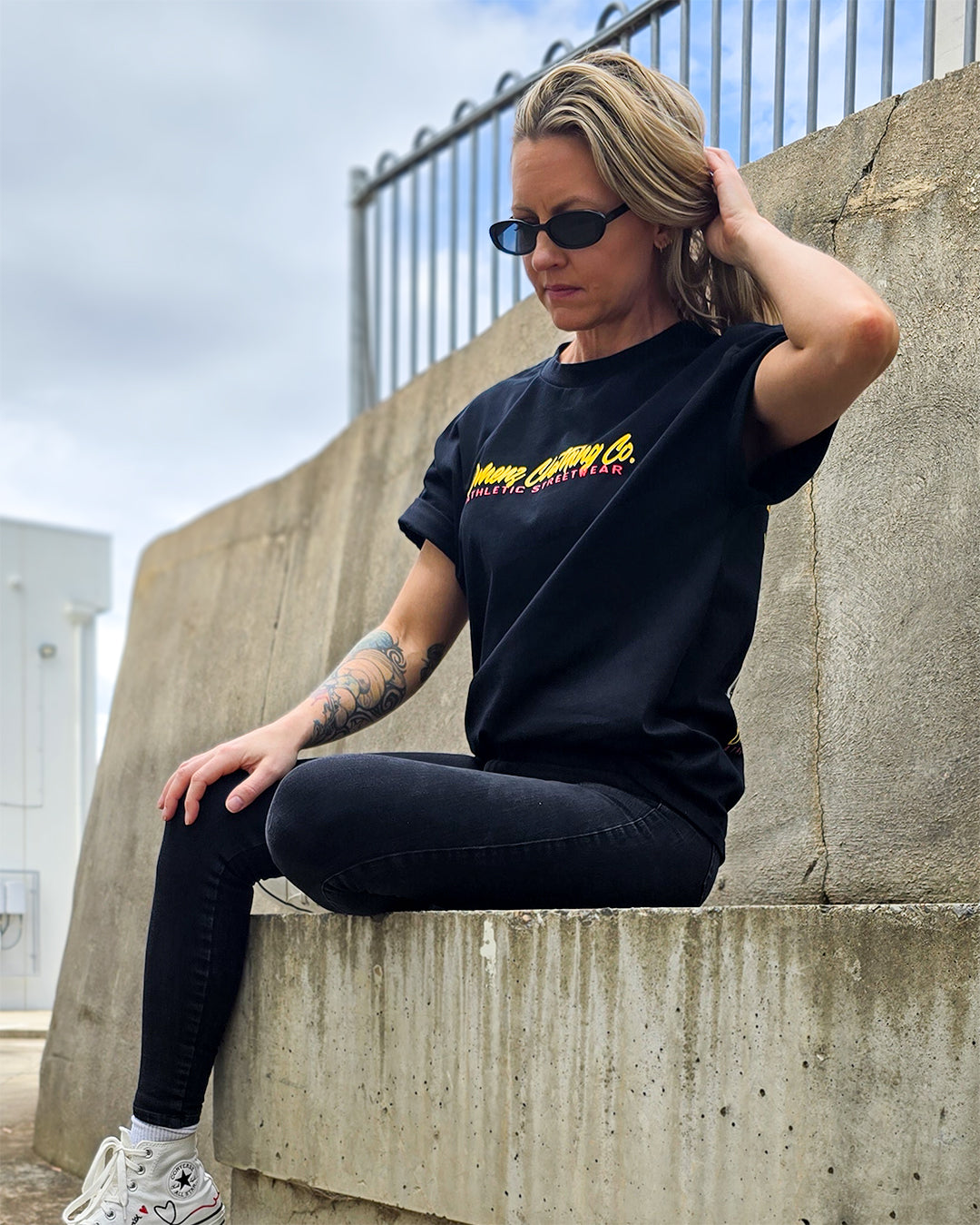Omenz Athletic Streetwear Maria Unisex Oversized Tee