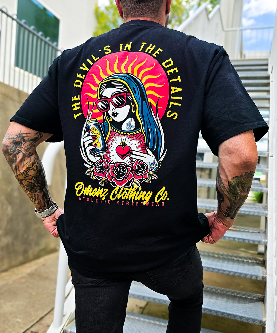 Omenz Athletic Streetwear Maria Unisex Oversized Tee