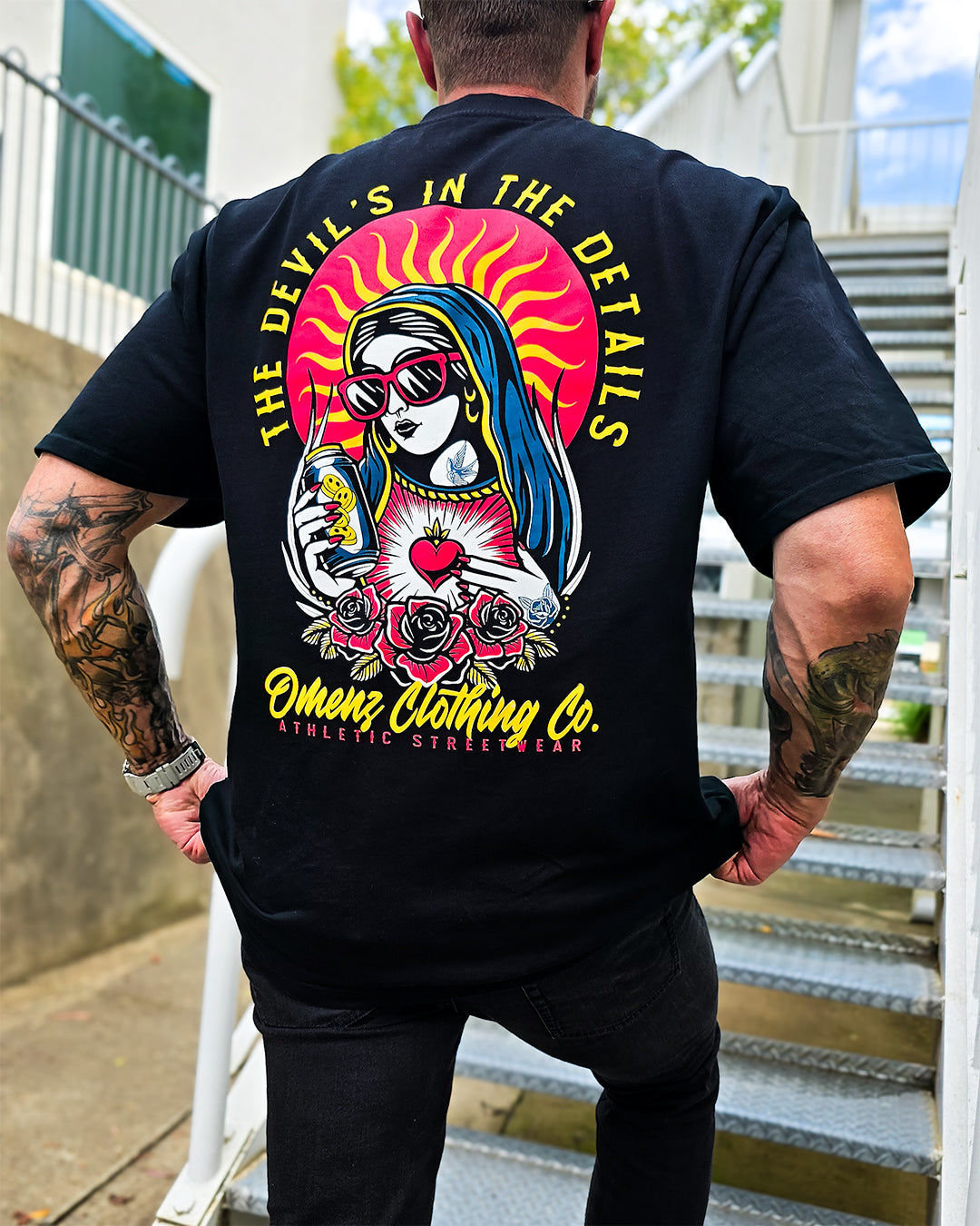 Omenz Athletic Streetwear Maria Unisex Oversized Tee
