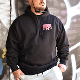 Omenz Menace Premium Oversized Heavyweight hood front view male model