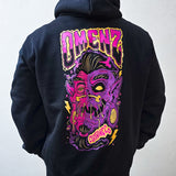 Omenz Menace Heavyweight Premium Oversized hood back view male model