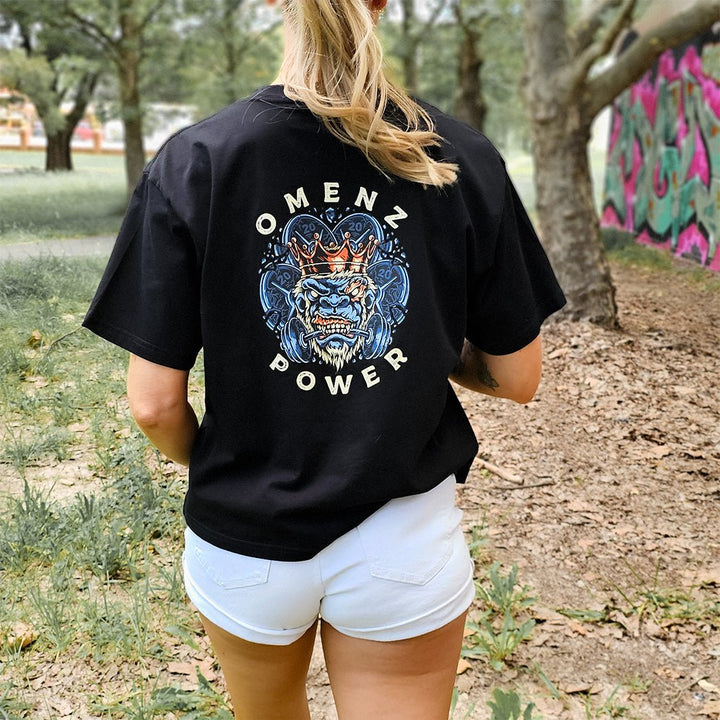 Power | Women's Relaxed Tee Black/Storm