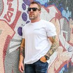 Power Tee | Athletic Unisex Tee White - Omenz Clothing Co.