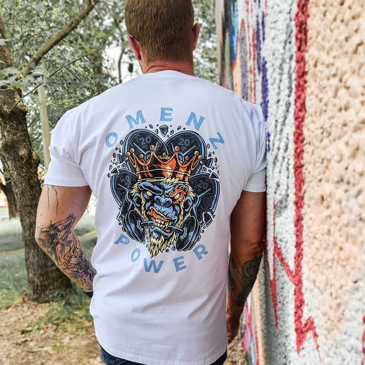 Power Tee | Lightweight Unisex Tee White