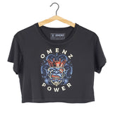 Omenz Clothing Co. Athletic Streetwear Power Women's Crop Tee