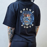 Omenz Clothing Co. Power Women's Black Tee back view