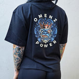 Omenz Clothing Co. Power Women's Black Tee back view
