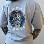 Omenz Clothing Co. Power Women's Black Tee back view