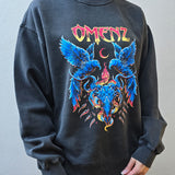 Omenz Reckoning Relaxed Pullover Crew Premium Graphic Front print