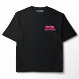 Manipulation | Women's Relaxed Tee Black/Storm - Omenz Clothing Co.