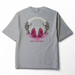 Manipulation | Women's Relaxed Tee Black/Storm - Omenz Clothing Co.