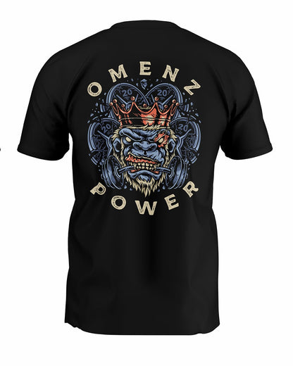 Power Tee | Athletic Unisex Tee Black - Omenz Clothing Co.