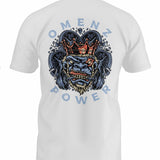 Power Tee | Athletic Unisex Tee White - Omenz Clothing Co.