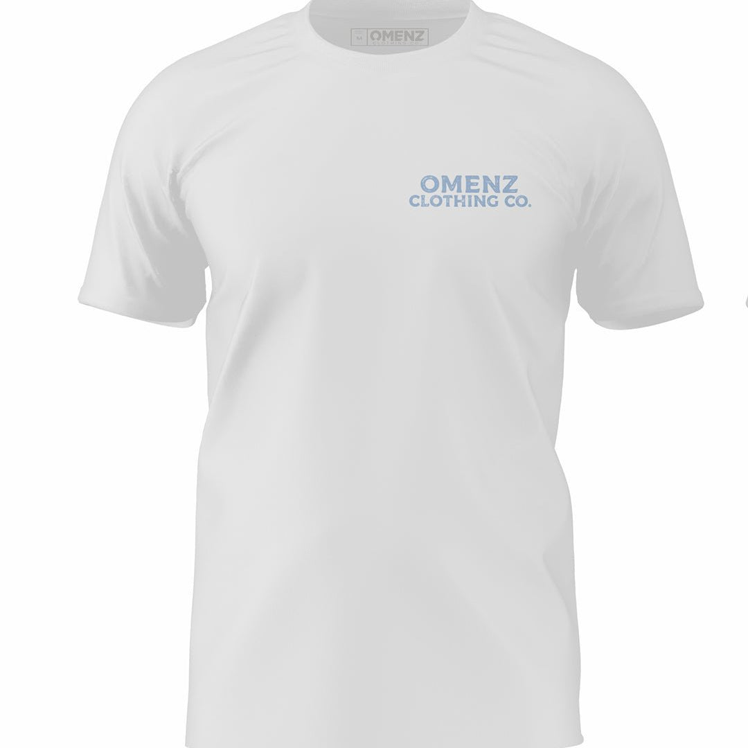 Power Tee | Athletic Unisex Tee White - Omenz Clothing Co.