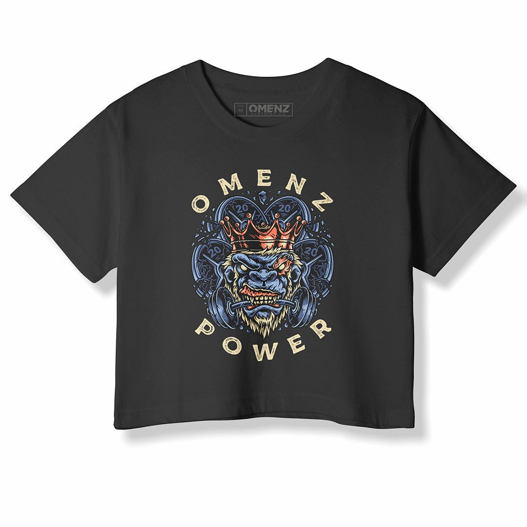 Power | Women's Crop - Omenz Clothing Co.