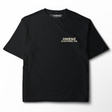 Power | Women's Relaxed Tee Black/Storm - Omenz Clothing Co.