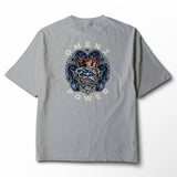 Power | Women's Relaxed Tee Black/Storm - Omenz Clothing Co.