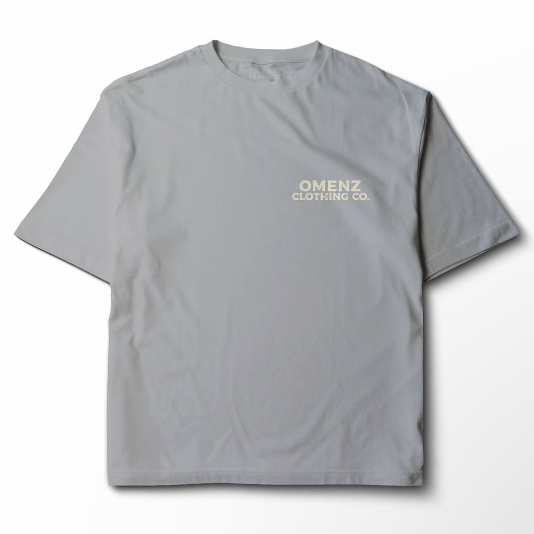 Power | Women's Relaxed Tee Black/Storm - Omenz Clothing Co.