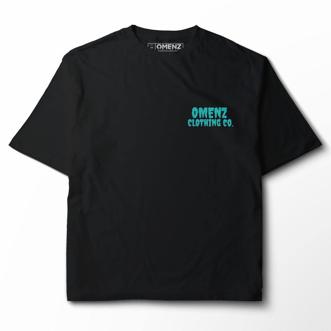 Reality | Women's Relaxed Tee Black/Storm - Omenz Clothing Co.