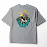 Reality | Women's Relaxed Tee Black/Storm - Omenz Clothing Co.
