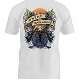 Train Harder | Athletic Unisex Tee White - Omenz Clothing Co.