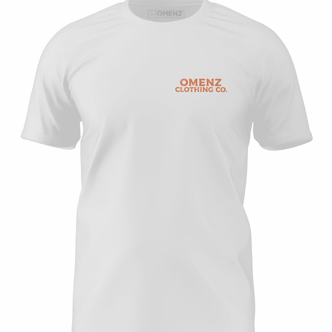 Train Harder | Athletic Unisex Tee White - Omenz Clothing Co.