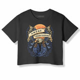 Train Harder | Women's Crop - Omenz Clothing Co.