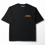 Train Harder | Women's Relaxed Tee Black/Storm - Omenz Clothing Co.