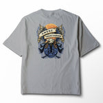 Train Harder | Women's Relaxed Tee Black/Storm - Omenz Clothing Co.