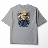 Train Harder | Women's Relaxed Tee Black/Storm - Omenz Clothing Co.