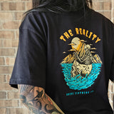 Omenz Clothing Co. Athletic Streetwear The Reality Black Women's Tee