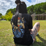 Omenz Clothing Co. Athletic Streetwear Train Harder Unisex Black Tee