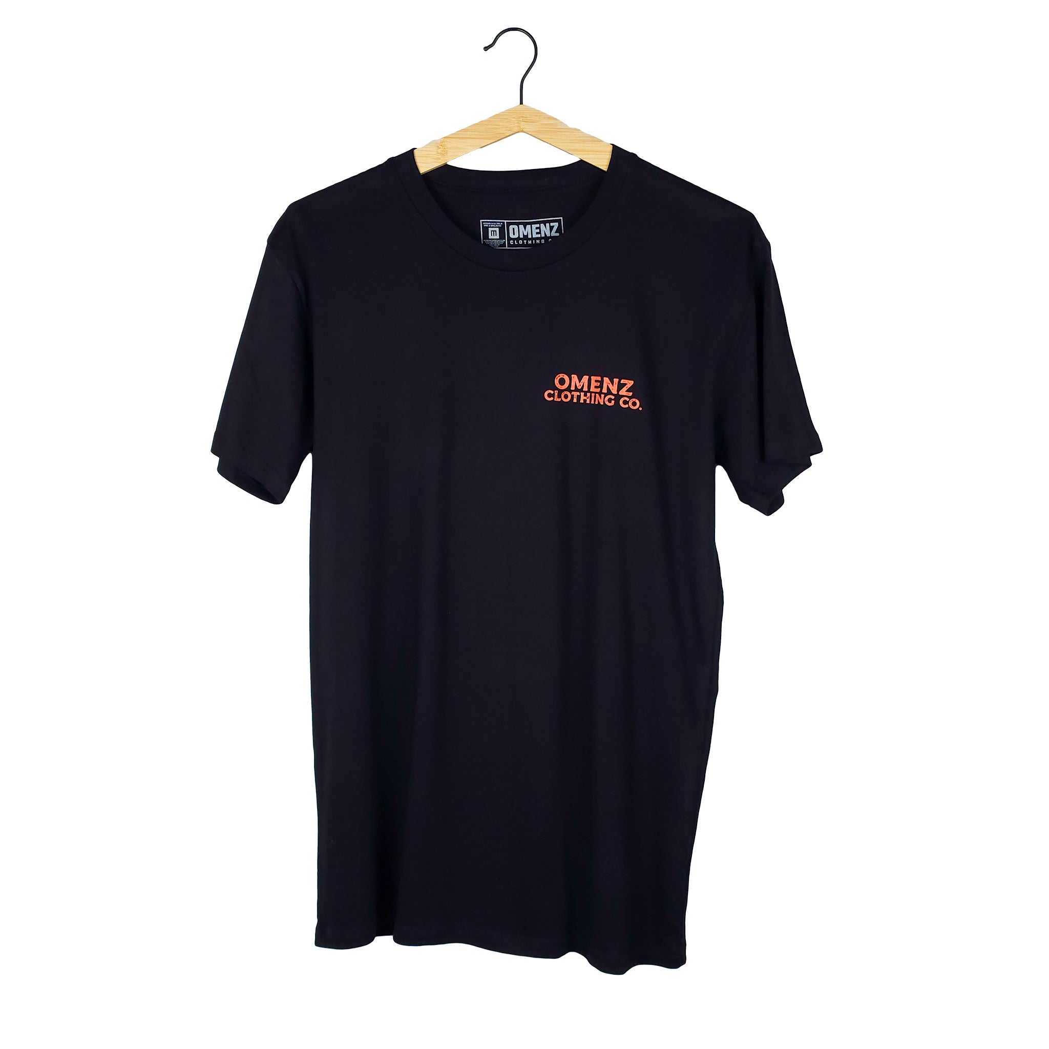 Omenz Clothing Co. Athletic Streetwear Train Harder Unisex Black Tee
