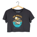 Omenz Clothing Co. Athletic Streetwear The Reality Women's Crop Tee